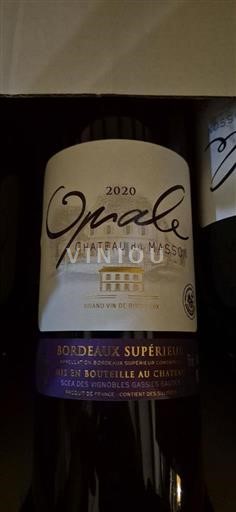 Bordeaux Bordeaux Supérieur Château Masson Opale 2020