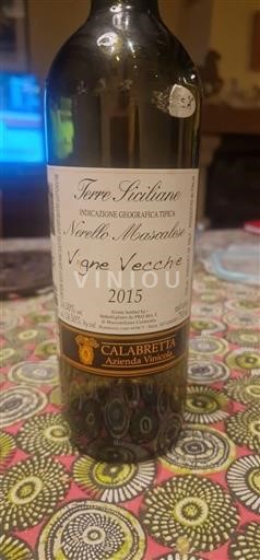 Сицилія Терре Січіліане Calabretta Vigne Vecchie 2015