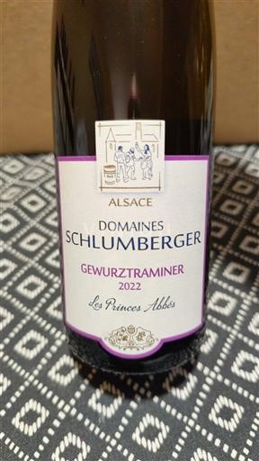 Alsace Domaine Domaines Schlumberger Les Princes Abbés 2022