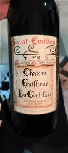 Bordeaux Saint-Émilion Château Guillenin La Gaffelière 2016