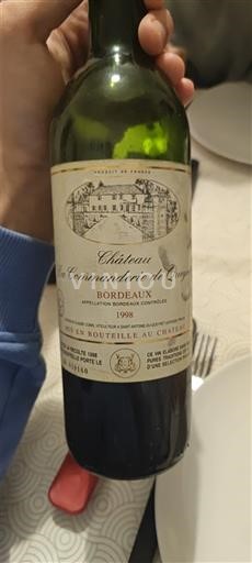 Bordeaux Château La Commanderie de Queyret 1998