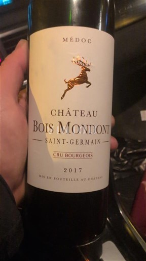Bordeaux Médoc Château Bois Mondon Saint-Germain 2017