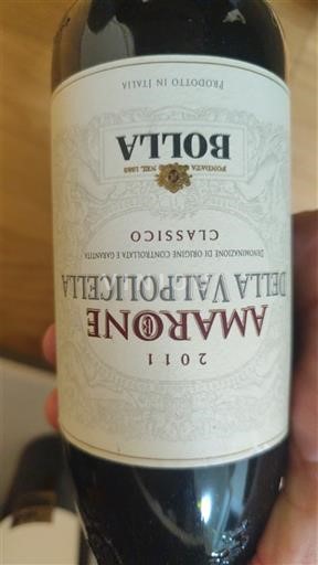 Benecija Amarone della Valpolicella Bolla 2011