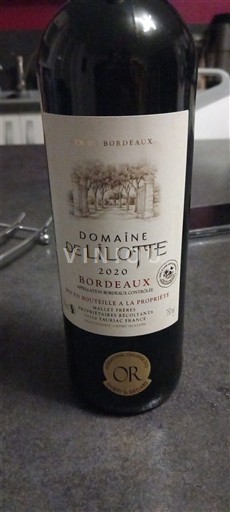 Bordeaux Domaine Lilotte 2020