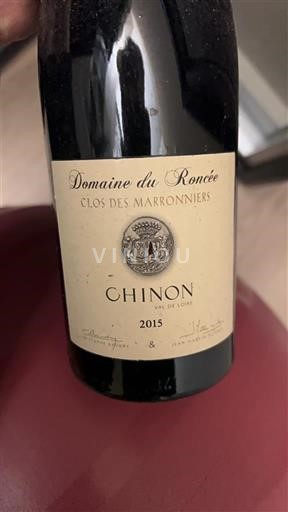 Údolí Loiry Chinon Domaine Roncée Clos des Marronniers 2015