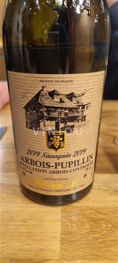 Rượu vang Blanc sec Savagnin Domaine P. & B 2019 Pháp Jura Arbois-Pupillin AOC