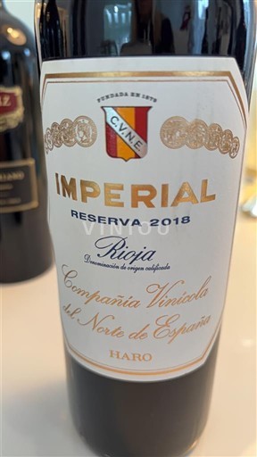 Rượu vang Rouge sec Imperial Reserva CVNE (Compañía Vinícola del Norte de España) 2018 Tây Ban Nha La Rioja Rioja DO