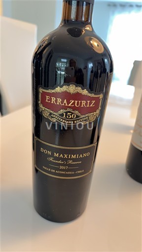 Dolina Rapel Dolina Colchagua Errazuriz Don Maximiano Founder's Reserve 2017