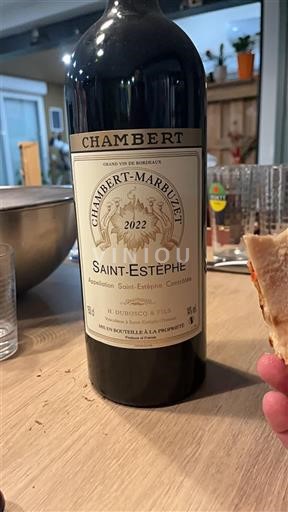 Bordeaux Saint-Estèphe Chambert-Marbuzet 2022