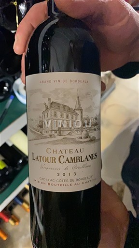 Bordeaux Cadillac-côtes-de-bordeaux Château Latour Camblanes 2013