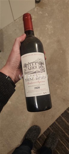Bordeaux Bordeaux Supérieur Château Mayne-Graves 2020