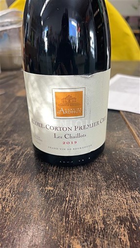 Borgogna Aloxe-Corton Premier Cru Domaine Ardhuy Les Chaillots 2019