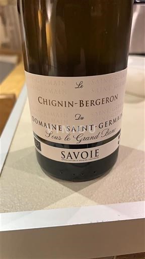 Savoja in Bugey Chignin-Bergeron Domaine Saint-Germain Sous le Grand Banc Neleten.