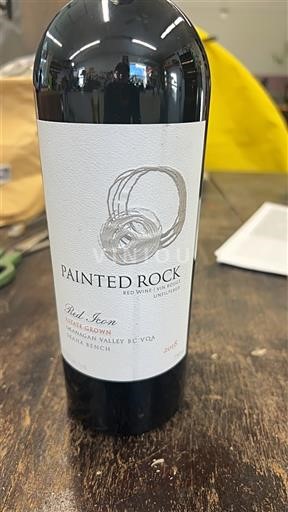 Colombie-Britannique Okanagan Valley Painted Rock Red Icon 2018