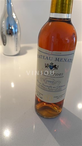 Bordeaux Sauternes Château Menate 2002
