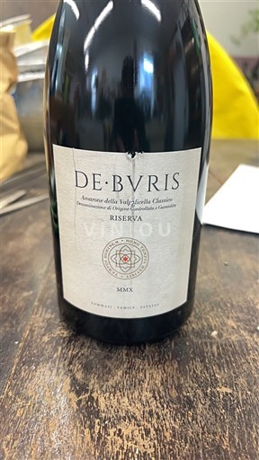 Véneto No especificado Sartori di Verona De Buris Riserva 2010