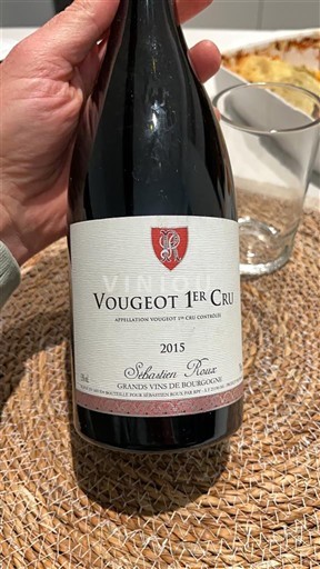 Burgund Vougeot Premier Cru Sebastien Roux 2015