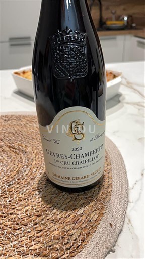 Bourgogne Ikke specificeret Premier Cru Domaine Gérard Seguin 1er Cru Craipillot 2022