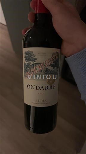 Rượu vang Rouge sec Gran Reserva Ondarre 2019 Tây Ban Nha La Rioja Rioja DO