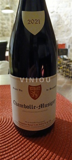 Burgundy Chambolle-Musigny Domaine René Cacheux & Fils 2021