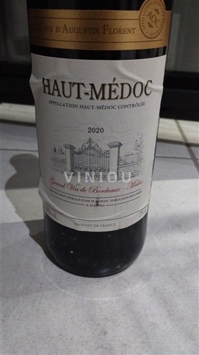 Bordeaux Haut-Médoc La Cave d'Augustin Florent 2020