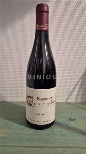 Burgundsko Hautes Côtes de Nuits Domaine Berthaut-Gerbet 2020
