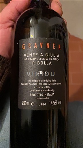 Фріулі-Венеція-Джулія Венеція-Джулія Gravner Ribolla 2008