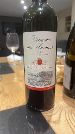 Bordeaux Lalande-de-pomerol Domaine S Mimosas 2019