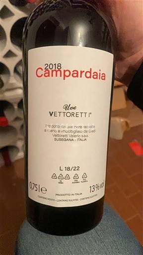 Vénétie Vettoretti Campardaia 2018