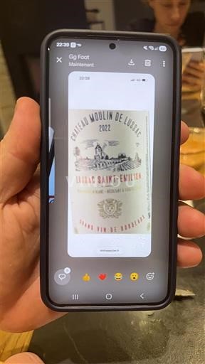 Bordeaux Unspecified Château Moulin de Lugat 2022