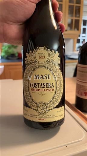 Wines Rouge sec Costasera Amarone Classico Masi 2013 Italy Veneto Not Specified DOC