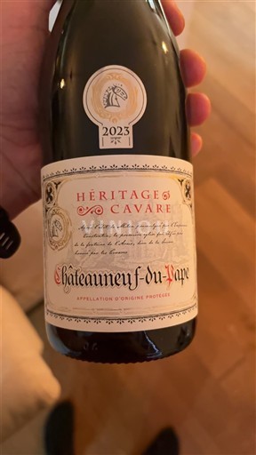 Valle del Ródano Châteauneuf-du-Pape. Héritage du Cavare 2023