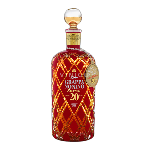 Brännvin Drank av pressrester Grappa Gran Riserva Nonino 20a Italien Veneto Venetien