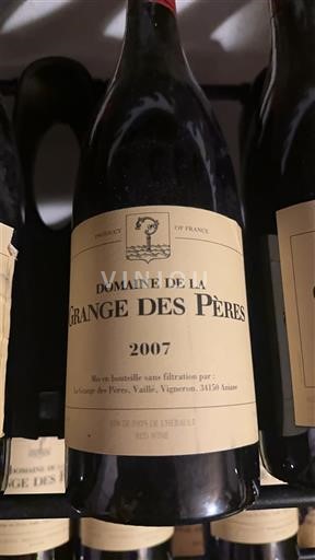 Languedoc Domaine La Grange des Pères 2007