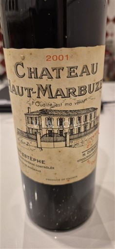 Bordeaux Saint-Estèphe Haut-Marbuzet 2001