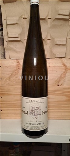 Elzas Gewurztraminer Ernest Preiss Grande réserve 2008