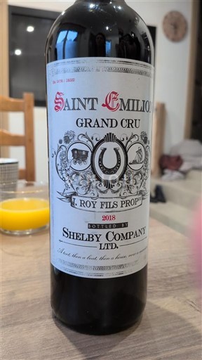 Burdeos Saint-Émilion Gran Cru Grand Cru T. Roy Fils Prop 2018