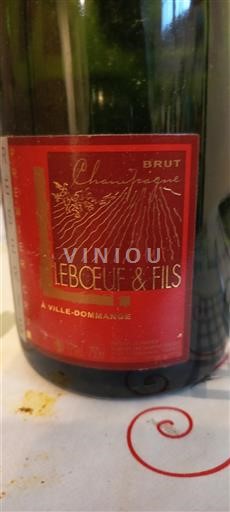 Champagne Leboeuf & Fils Ikke årgangsbestemt