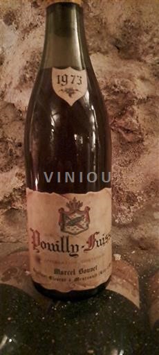 Bourgogne Pouilly-fuissé Marcel Gouret 1973