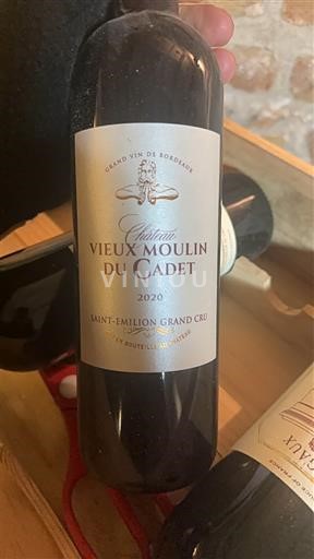 Bordeaux Saint-Émilion Grand Cru Grand Cru Château Vieux Moulin du Cadet 2020