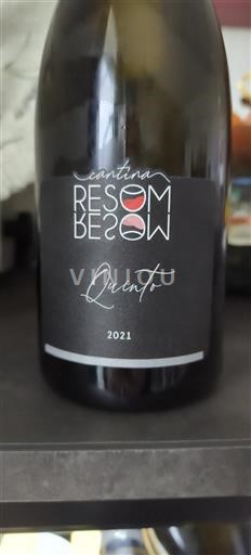 Trentino-Alto Adigio Alto Adigio Cantina Resom Quinto 2021