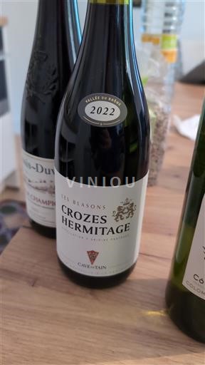 Vallée du Rhône Crozes-hermitage Cave de Tain Les Blasons 2022