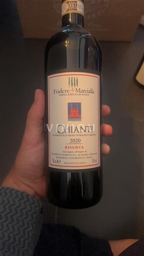 Toscane Chianti Podere di Marcialla Riserva 2020