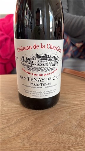 Bourgogne Ikke specificeret Premier Cru Château La Charrière Passe-Temps 2023