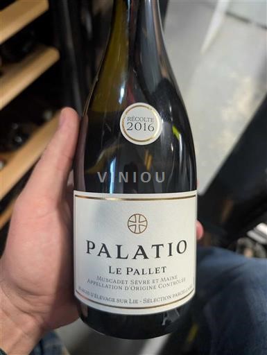 Vallée de la Loire Muscadet-sèvre-et-maine Palatio Le Pallet 2016