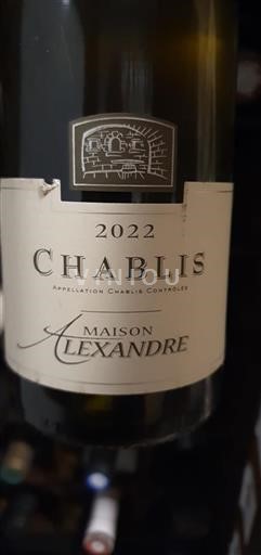 Borgoña Chablis Maison Alexandre 2022