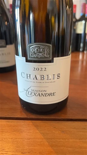 Bourgogne Chablis Maison Alexandre 2022