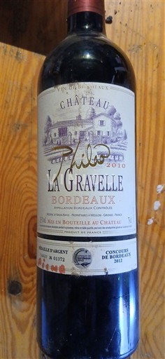 Bordeaux Château La Gravelle 2010
