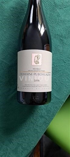 Languedoc y Rosellón País de Oc Domaine Puech Lazert 2018