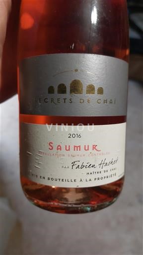 Loire Valley Saumur Secrets de Chai 2016